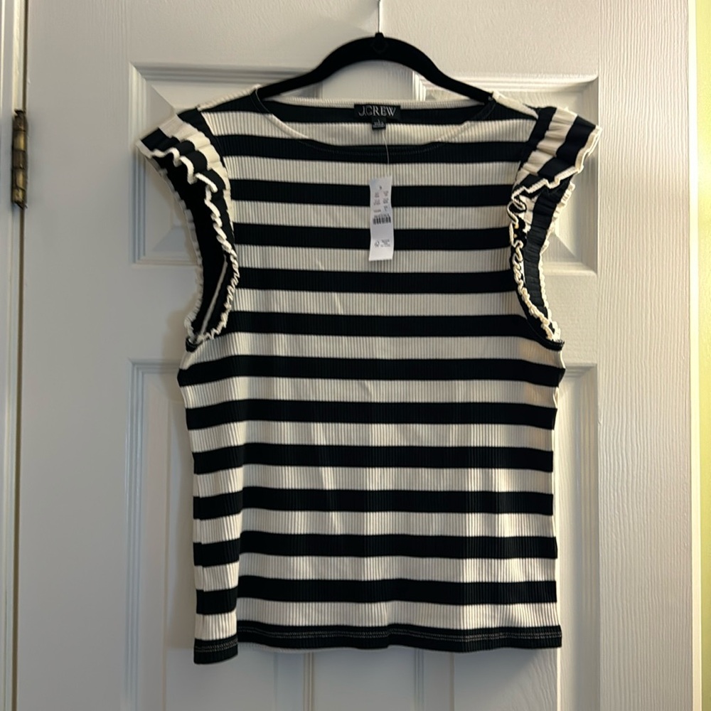 NWT Ribbed stripes tank